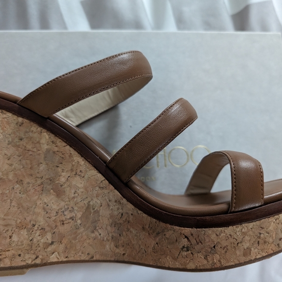 Jimmy Choo Athenia wedge sandal size 39.5 - Picture 5 of 6